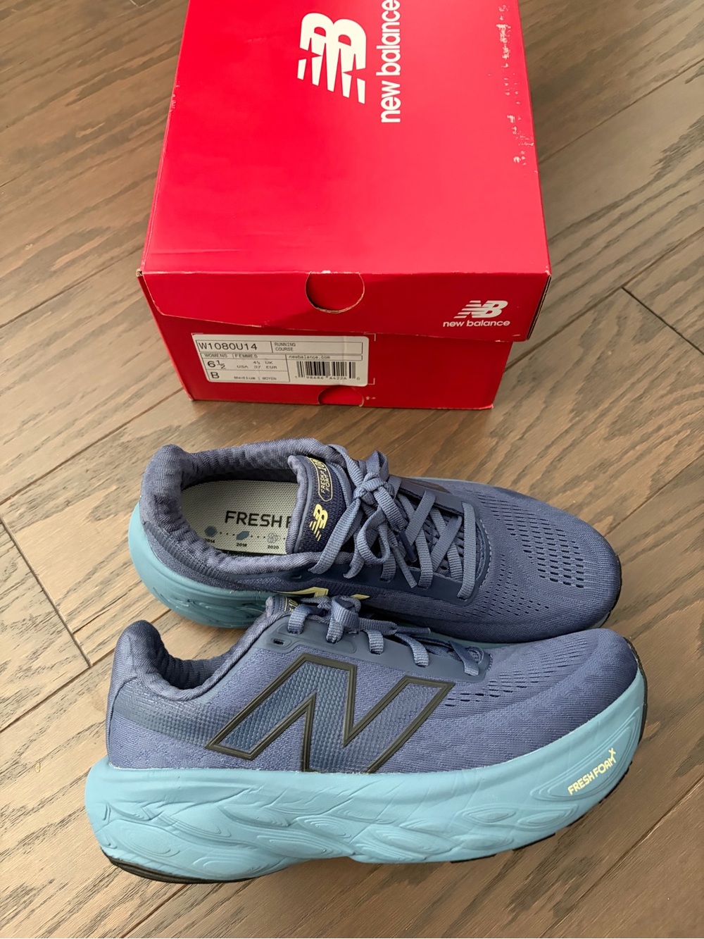 Worn once - New Balance Fresh Foam X 1080v14 Dream State Womens Shoes, 6.5B